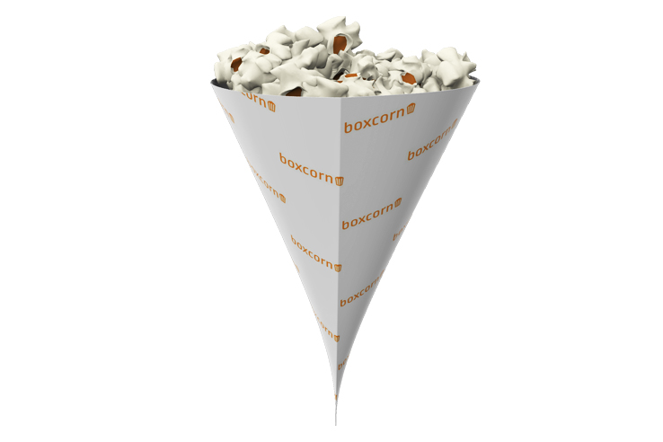 Cornet de popcorn conçu sur mesure