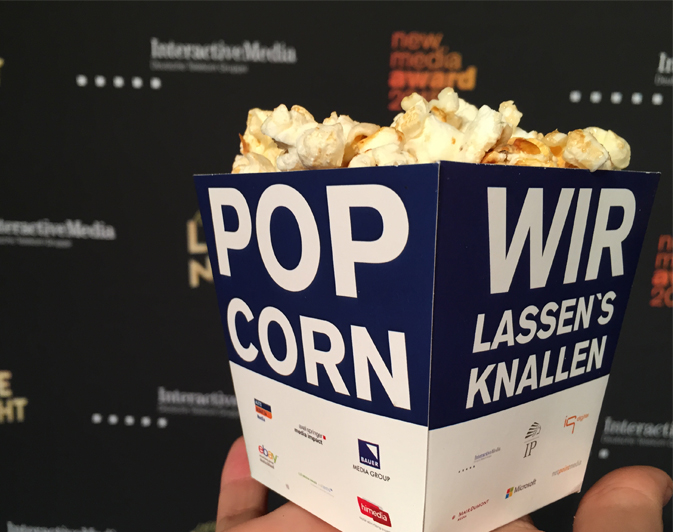 Popcorn personnalisé design