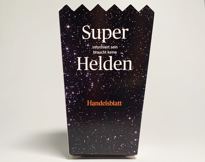 Sachet de popcorn avec logo d’entreprise